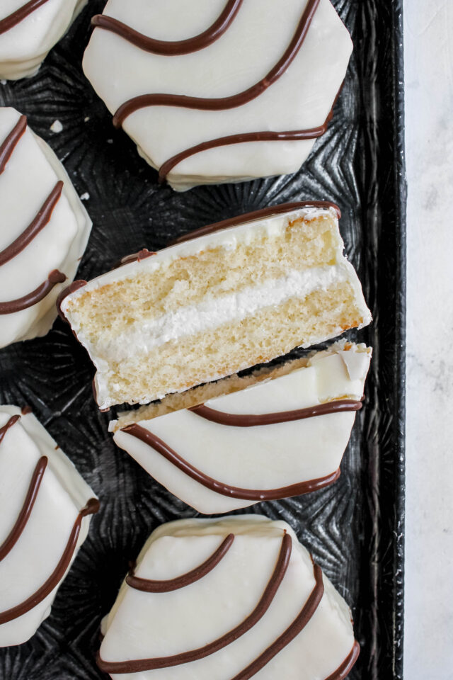 Zebra Cakes - My Messy Kitchen