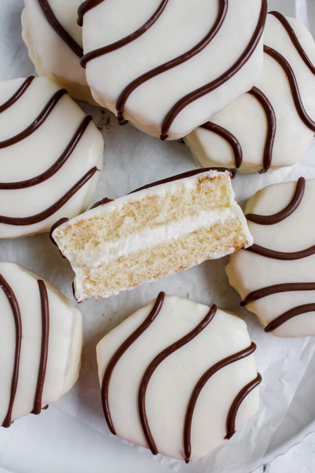 Zebra Cakes - My Messy Kitchen