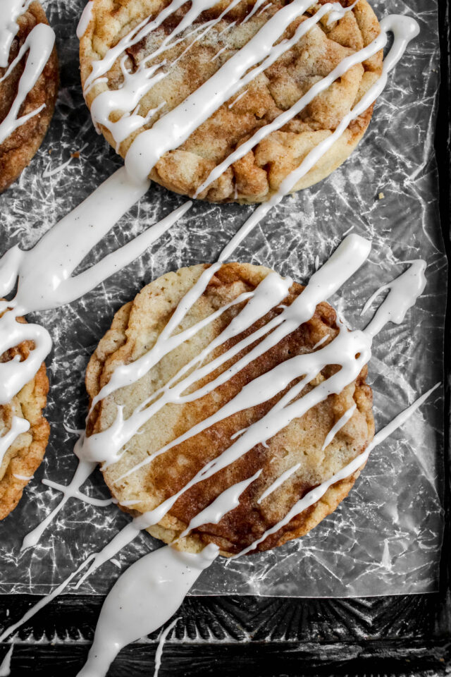 Cinnamon Roll Cookies - My Messy Kitchen