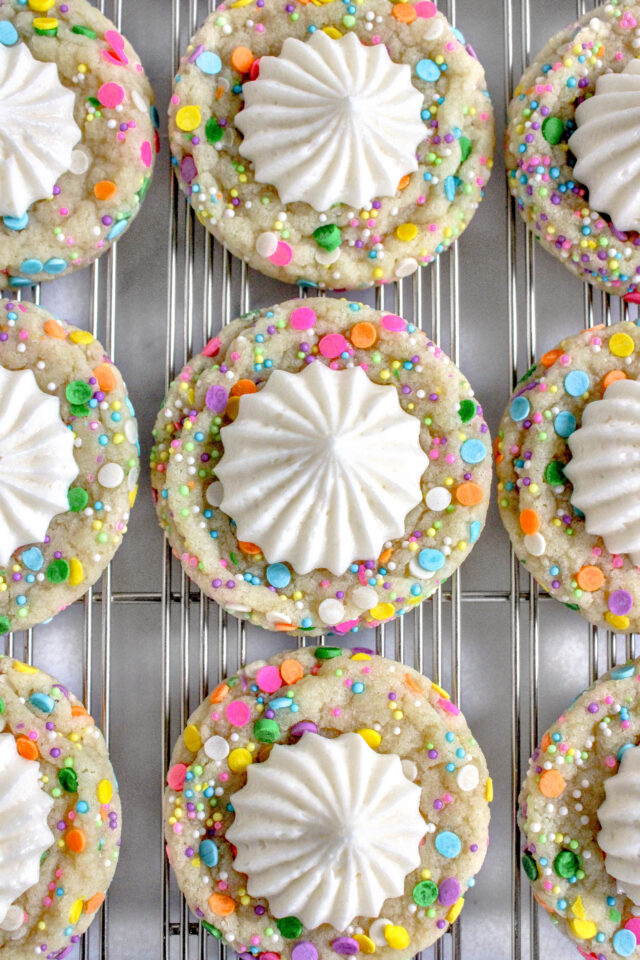 Sprinkle Thumbprint Cookies - My Messy Kitchen
